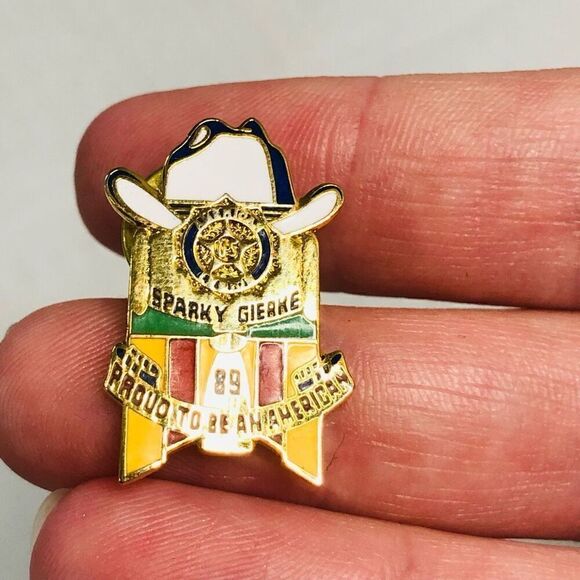 elks pin sparky gierke lapel pin pinback button club collectible vintage - Picture 3 of 7